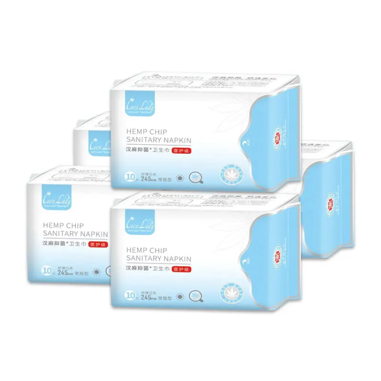 【COCO LADY汉麻医护级卫生巾  舒薄日用（10片/包  245mm）】COCOLADY·汉麻抑菌卫生巾 助力亿万女性如花般绽放，融合匠心与科技的高分子吸收层，配以进口住友高倍吸水树脂，拥有超自身35倍的海量吸收，只吸收不反渗，汉麻纤维芯片，促进新陈代谢，抑菌止痒祛除异味，排除毒素，轻姿舒适，给你净味芯享受