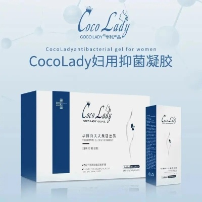 【1盒6支装，coco lady妇用级别 抑菌凝胶 蓝盒】